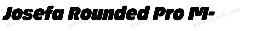Josefa Rounded Pro M字体转换